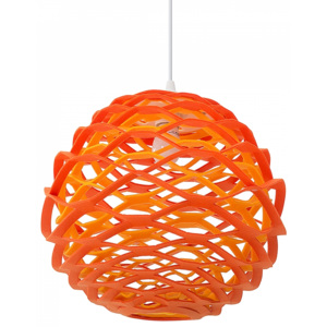 Oranžovo žlutá moderní závěsná lampa - CINCA
