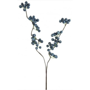 Umělá květina Sia Home Fashion Bobule modré 91cm