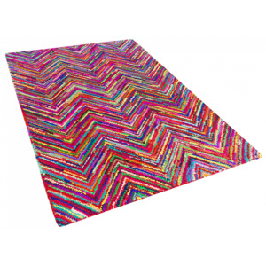 Barevný shaggy koberec 140x200 cm - KARASU