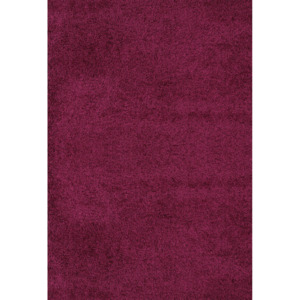 Merinos Kusový koberec Shaggy Plus 957 vínový 080x150 cm