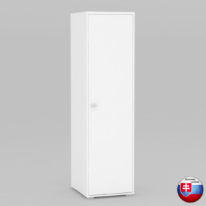 Obývací systém DENISA REA UP - šatní skříň věšáková Typ-012 - bílá