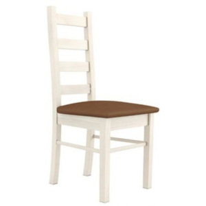 Židle ROYAL KRZ - bílá sosna skandinávská/dub divoký