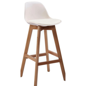 Barová židle FIORD Barová židle FIORD - bílá (ECRU)