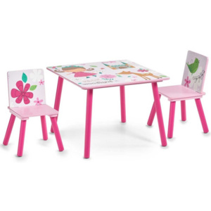 Dětský stolek GIRLY + 2 židličky, ZELLER