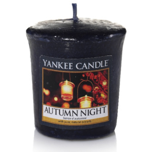 Votivní vonná svíčka Yankee Candle Autumn Night - Podzimní noc 50 GRAMŮ