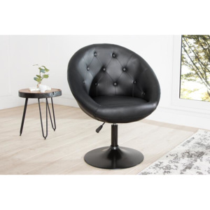 Stolička Sessel Couture / 85-100cm černá