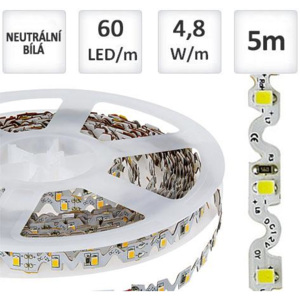 Led line LED pásek 5m 60ks/m 3528 4.8W/m TWIST - ohebný, NEUTRÁLNÍ