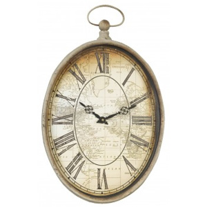 Nástěnné hodiny Columbus oválné 32x51cm 1424