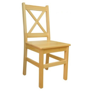 Dřevěná židle XE - borovice (světlá)