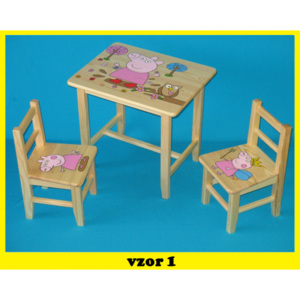 Dětský Stůl s židlemi Pepino + malý stoleček zdarma !! (+ malý stoleček zdarma !!)