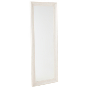 Bílé dekorativní nástěnné zrcadlo 51x141 cm - SIGNES