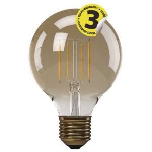 Emos LED žárovka Vintage G95 4W E27 teplá bílá+