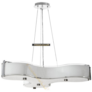 Lampada Designe Stropní závěsné svítidlo MARGHERITA 550x1500mm 3xE27 sklo, kov