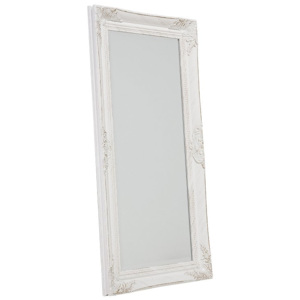 Bílé nástěnné zrcadlo 50x100 cm GARDES