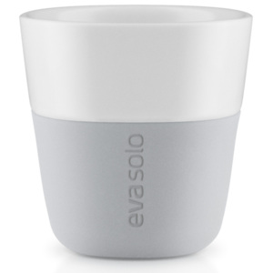 Eva Solo termošálky na espresso 80 ml, set 2 kusy, světle šedá (501044)