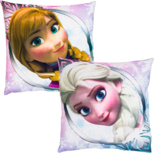 EUROSWAN Polštář Frozen Anna a Elsa III 40x40 cm oboustranný