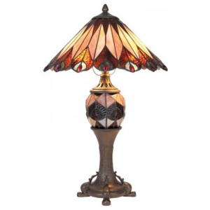 ClayreC Stolní lampa Tiffany Phoenix 5LL-5773