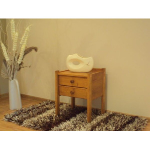 Noční stolek z masivu CATE, 52x41x34 cm, olše-lak