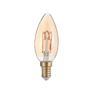 ACA DECOR EDISON LED svíčková žárovka Gold