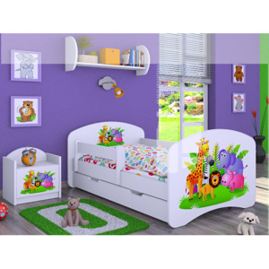 Dětská postel Happy Babies s motivem 180x90 - 89 vzorů
