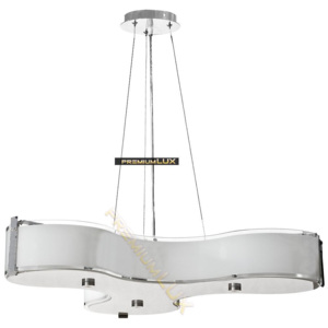 Lampada Designe Stropní závěsné svítidlo MARGHERITA 800x1500mm 6xE27 sklo, kov