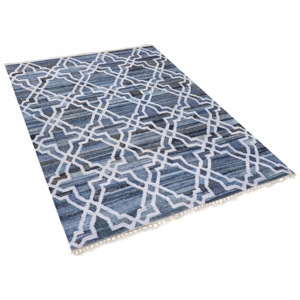 Modrý bavlněný koberec 160x230 cm - ADIYAMAN