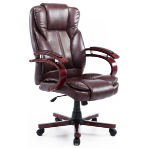 Goleto Kancelářská židle Desmond | hnědá