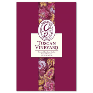 Greenleaf - vonný sáček Tuscan Vineyard 115ml (Vůně plné bohaté směsi toskánských hroznů na vinici v elegantním papírovém sáčku Tuscan Vineyard. )