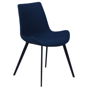 Tmavě modrá jídelní židle DAN–FORM Hype