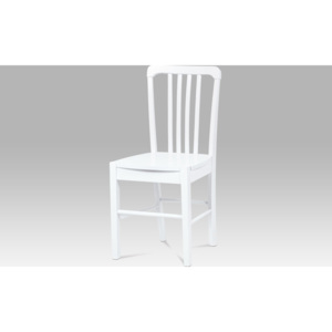 Artium Jídelní židle dřevěná 40x35x86x45cm Barva: bílá