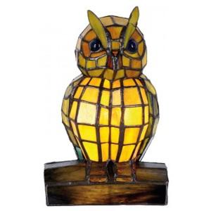 ClayreC Dekorativní lampa Tiffany Uil 5LL-9328