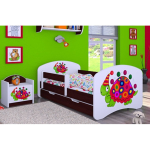 Dětská postel Happy Babies - barevný želvík