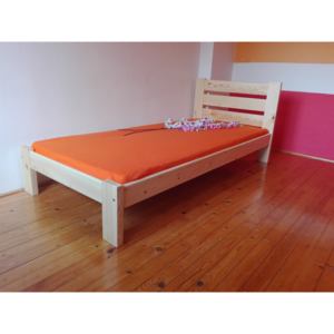 Masivní borovicová postel KARLA (160 x 200)