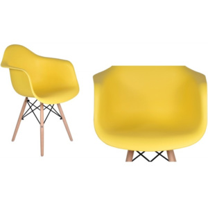 TZB Jídelní židle Nicea - žlutá