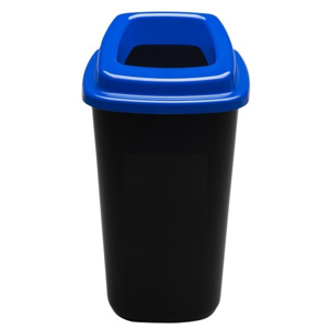 Odpadkový koš plastový SORT BIN 28 L - modré víko 683-03B