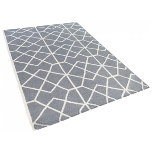 Šedý bavlněný koberec 160x230 cm - ORTACA