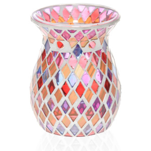 Yankee Candle - aromalampa Warm Rustic (Důmyslně prosekávané vzory a výrazné barvy mozaiky jsou inspirovány rustikálním vintage dekorem a interiéru do