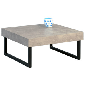 Artenat Konferenční stolek Belmonte, 60 cm černá / beton