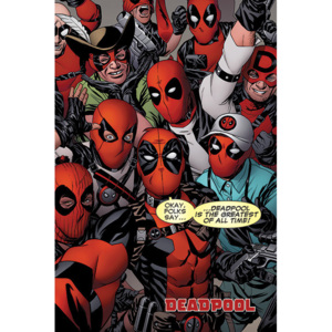 Plakát, Obraz - Deadpool - Selfie, (61 x 91,5 cm)