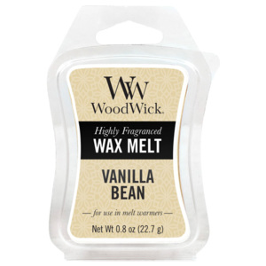 WoodWick vonný vosk Vanilla Bean (Vanilka) 23g (Teplá, přírodní vůně čisté vanilky.)