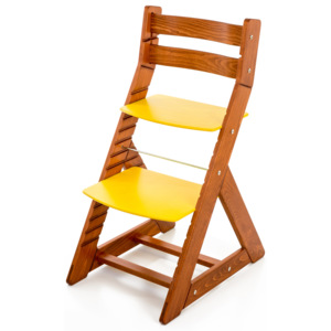 Hajdalánek Rostoucí židle ALMA - standard (třešeň, žlutá) ALMATRESENZLUTA