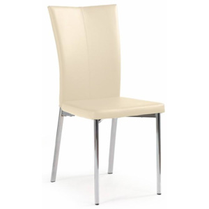 Kovová židle K113 krémová Halmar