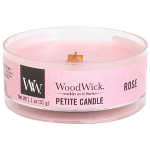 WoodWick – Petite Candle vonná svíčka Růže 31 g