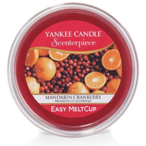 Yankee Candle - Scenterpiece vosk Mandarin Cranberry 61g (Šťavnatá a zářivá ovocná vůně sladkých, sluncem políbených mandarinek a osvěžujících nakyslý