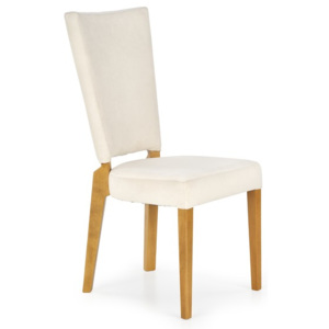 Halmar ROIS židle dub velbloudí / krémová