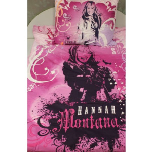 Herding povlečení Hannah Montana bavlna 140x200 70x90cm