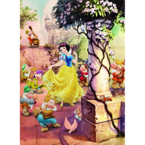 Fototapeta Komar Disney 4-494 Dancing Snow White (184 x 254 cm)