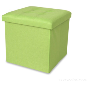 Dedra Sedací box skládací s úložným prostorem vel.L - více barev hráškově zelený