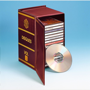 Magnet 3Pagen Archiv box na 19 CD, bordó
