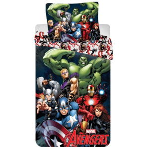 Jerry Fabrics bavlněné povlečení Avengers 03, 140x200, 90x70 cm